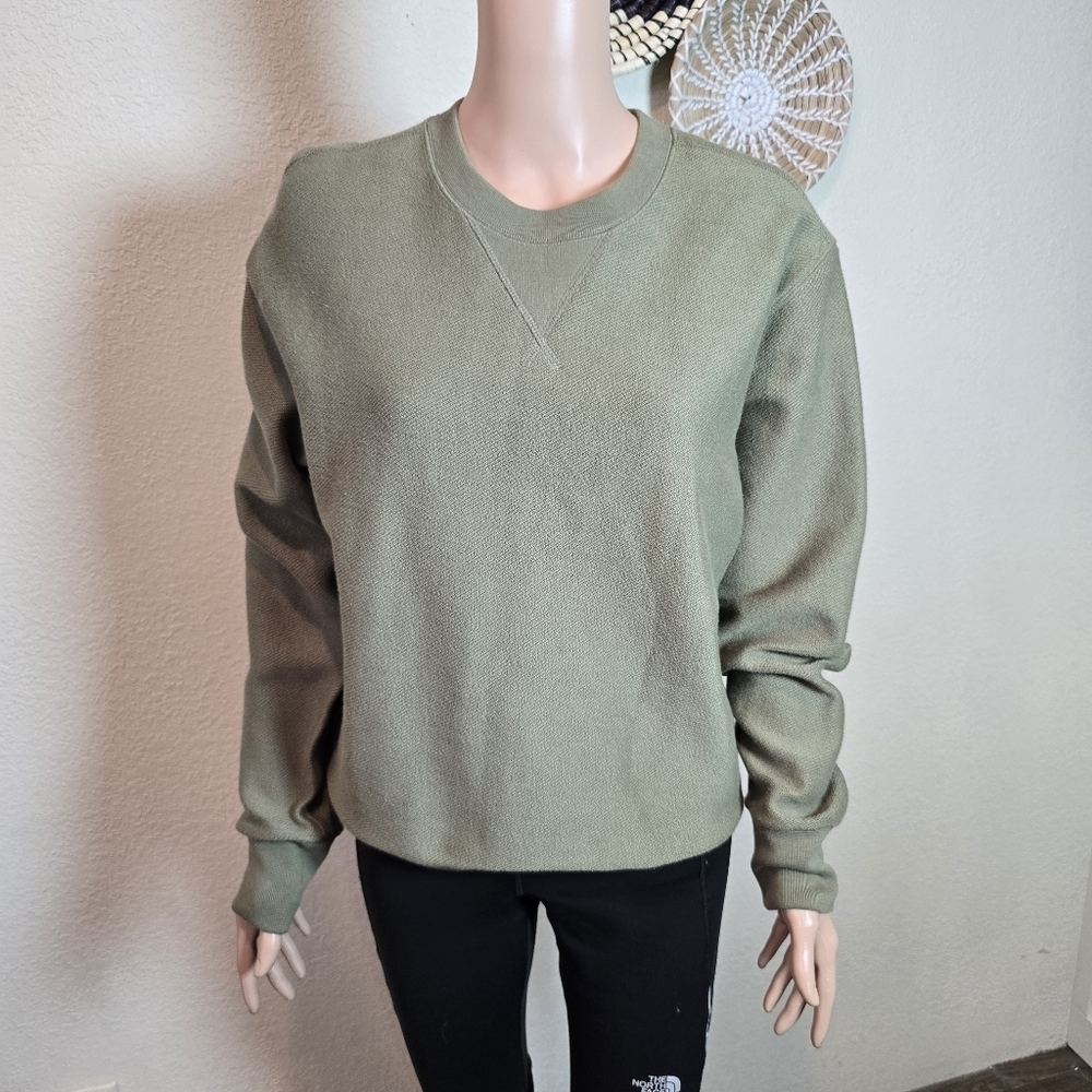 Banana Republic Olive Green Pullover Sweatshirt For Women Size Small
